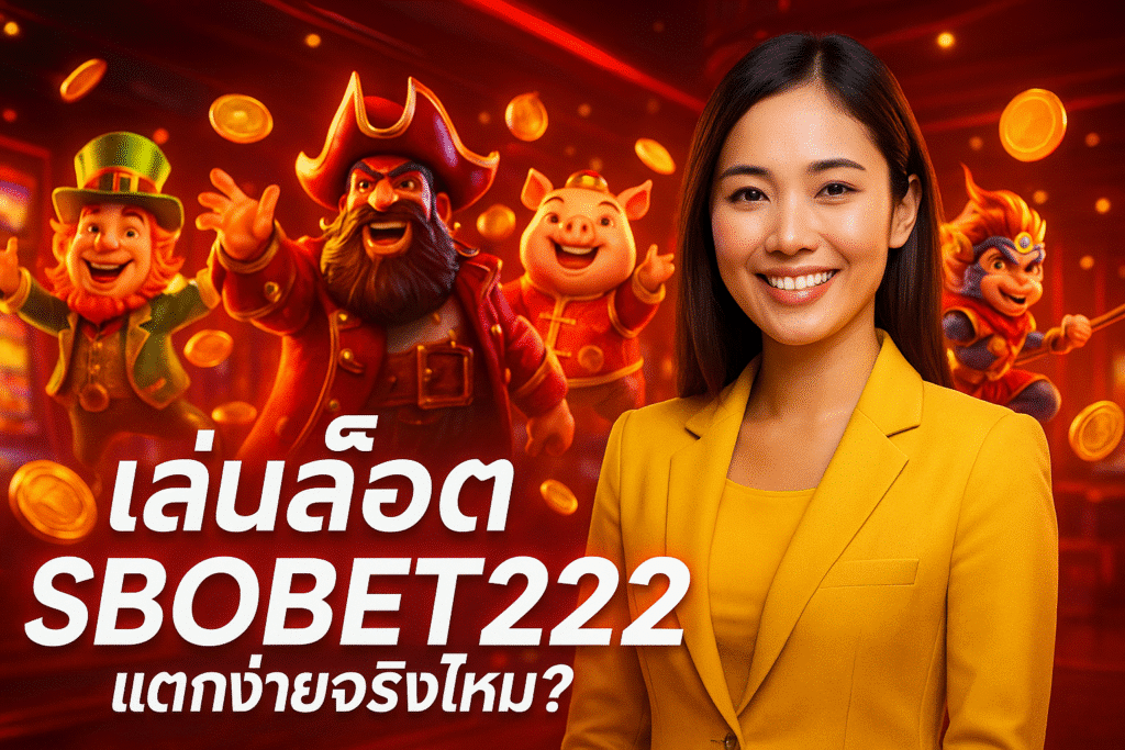 เล่นสล็อต SBOBET222 แตกง่ายจริงไหม?