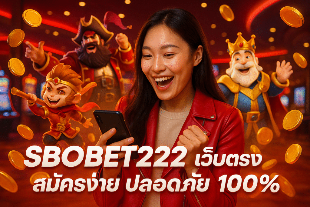 SBOBET222 เว็บตรง สมัครง่าย ปลอดภัย 100%