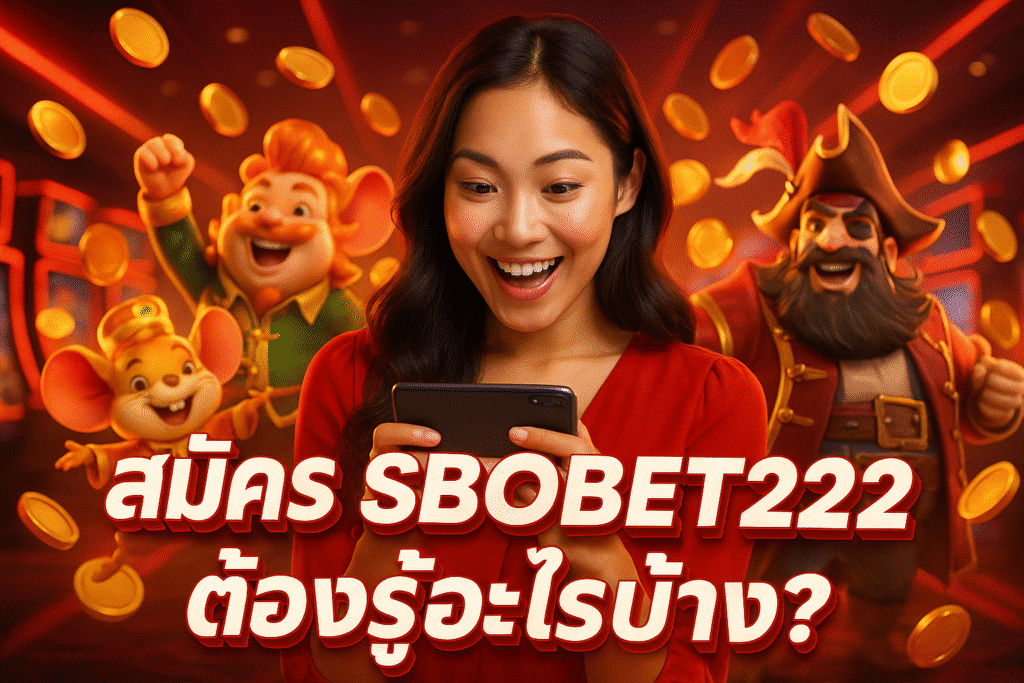สมัคร SBOBET222 ต้องรู้อะไรบ้าง?