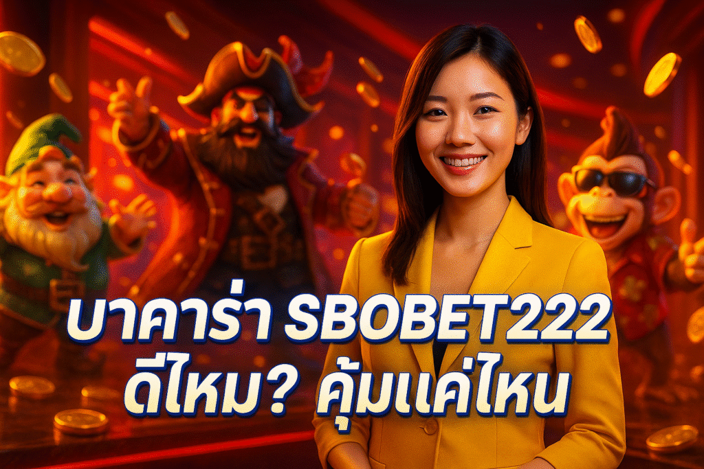 บาคาร่า SBOBET222 ดีไหม? คุ้มแค่ไหน