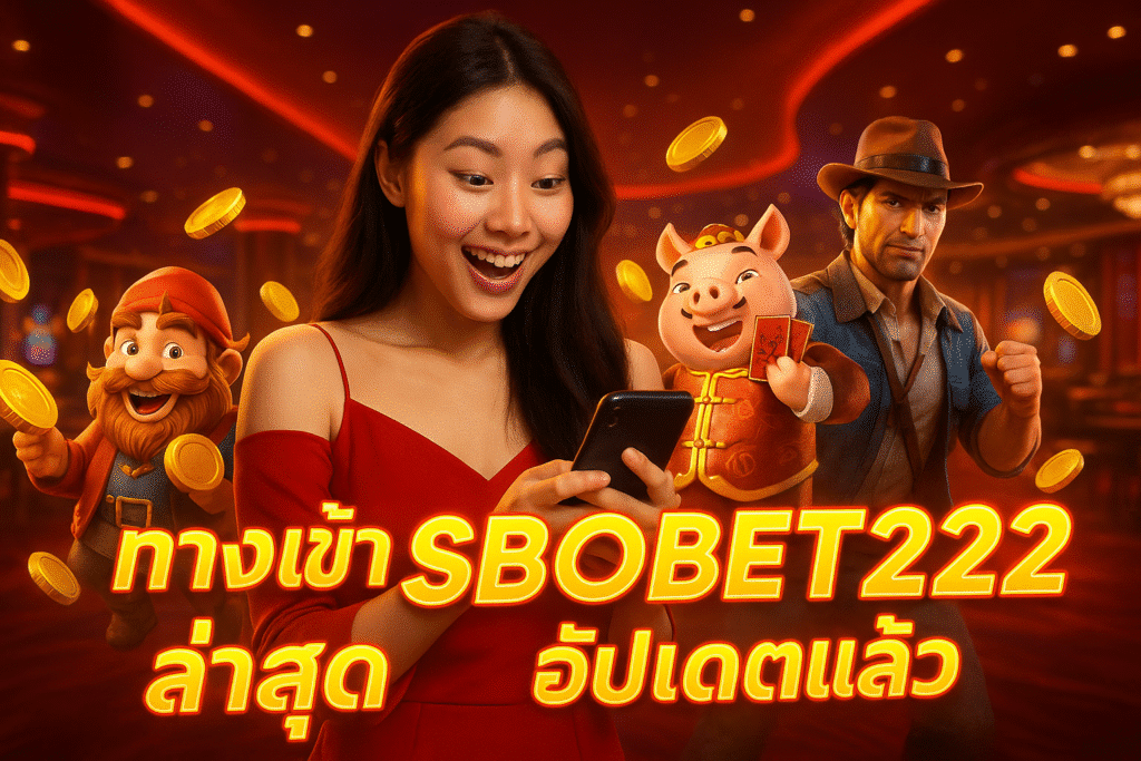 ทางเข้า SBOBET222 ล่าสุด อัปเดตแล้ว