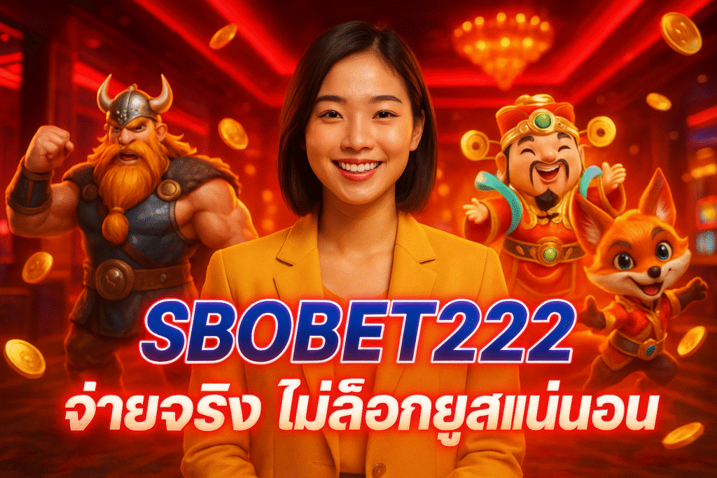 SBOBET222 จ่ายจริง ไม่ล็อกยูสแน่นอน