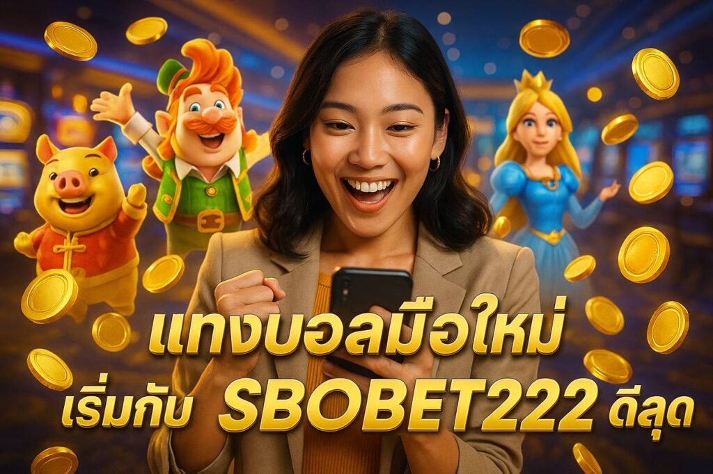 แทงบอลมือใหม่ เริ่มกับ SBOBET222 ดีสุด