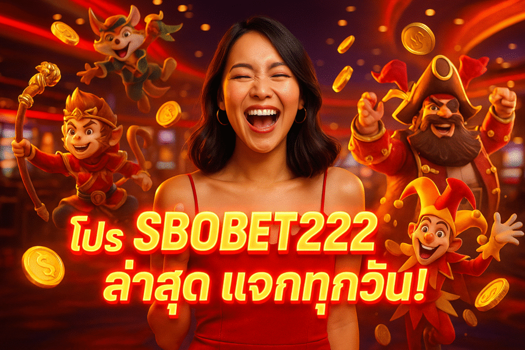 โปร SBOBET222 ล่าสุด แจกทุกวัน!